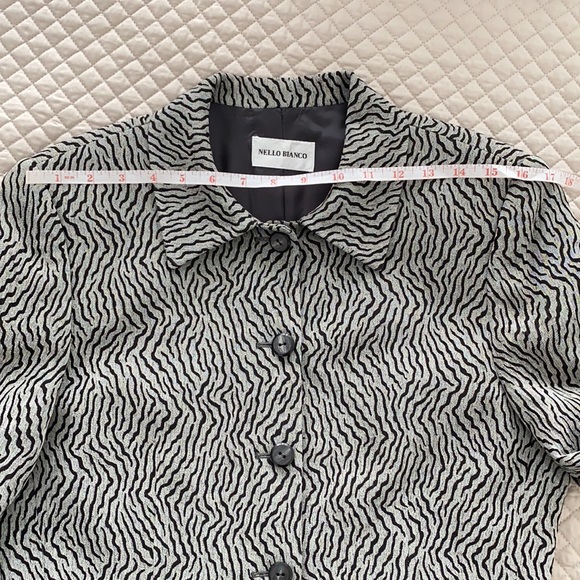 Nello Bianco Zebra Skirt Suit Set (Two-Piece) - Picture 7 of 17